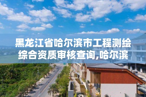 黑龍江省哈爾濱市工程測繪綜合資質(zhì)審核查詢,哈爾濱測繪公司電話。