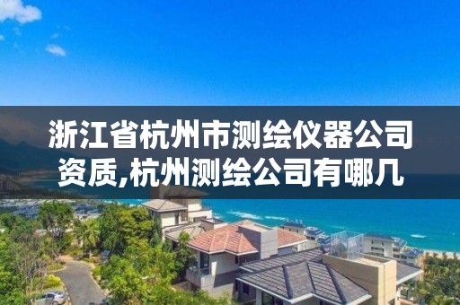 浙江省杭州市測繪儀器公司資質(zhì),杭州測繪公司有哪幾家