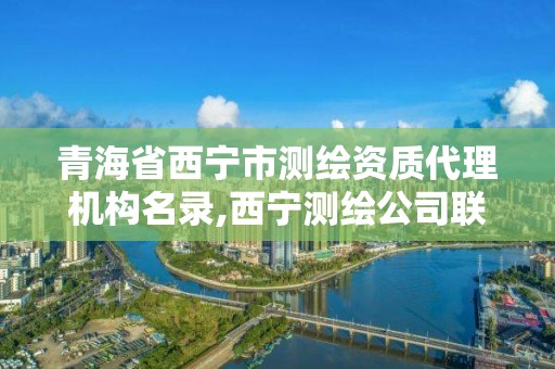 青海省西寧市測(cè)繪資質(zhì)代理機(jī)構(gòu)名錄,西寧測(cè)繪公司聯(lián)系方式。