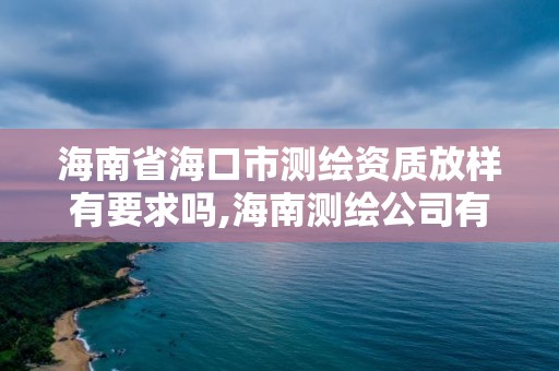 海南省海口市測繪資質放樣有要求嗎,海南測繪公司有多少家。