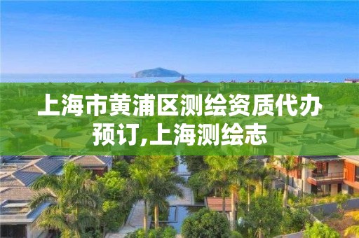 上海市黃浦區測繪資質代辦預訂,上海測繪志