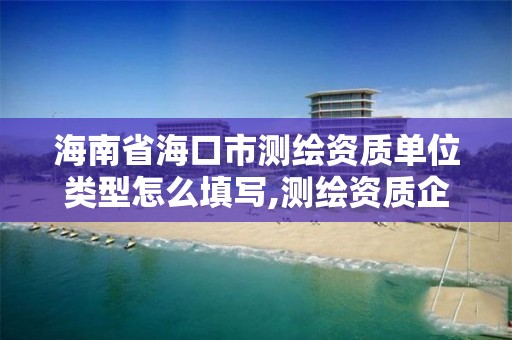 海南省海口市測繪資質單位類型怎么填寫,測繪資質企業