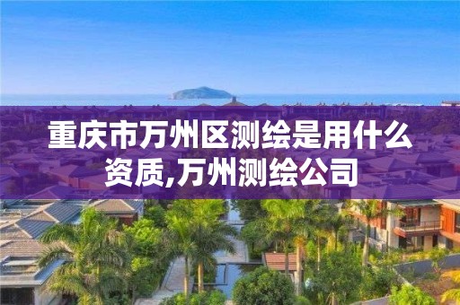 重慶市萬州區測繪是用什么資質,萬州測繪公司