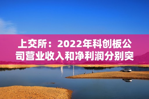 上交所：2022年科創板公司營業收入和凈利潤分別突破萬億和千億