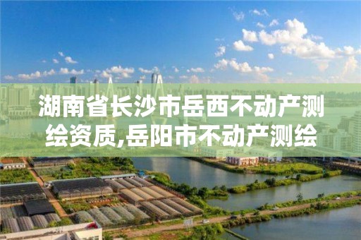 湖南省長沙市岳西不動產測繪資質,岳陽市不動產測繪中心。