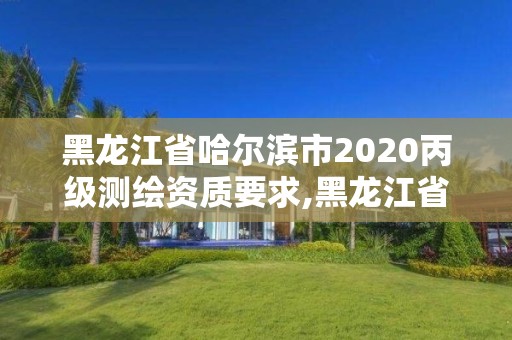 黑龍江省哈爾濱市2020丙級(jí)測繪資質(zhì)要求,黑龍江省測繪資質(zhì)延期通知