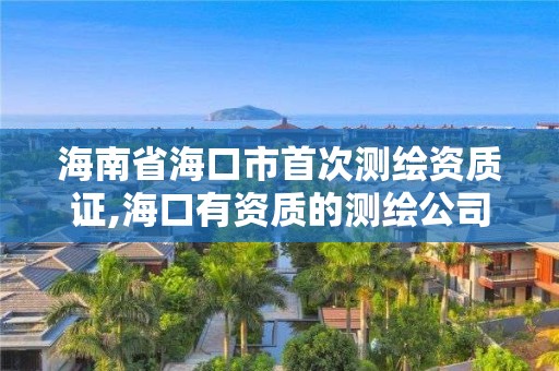 海南省海口市首次測繪資質證,海口有資質的測繪公司