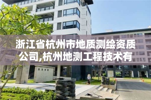 浙江省杭州市地質(zhì)測(cè)繪資質(zhì)公司,杭州地測(cè)工程技術(shù)有限公司