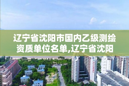 遼寧省沈陽市國內(nèi)乙級測繪資質(zhì)單位名單,遼寧省沈陽市國內(nèi)乙級測繪資質(zhì)單位名單公示。