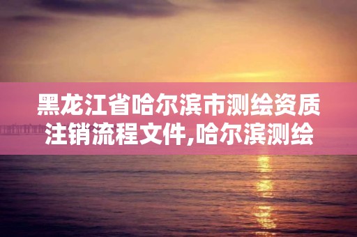 黑龍江省哈爾濱市測繪資質(zhì)注銷流程文件,哈爾濱測繪局位置