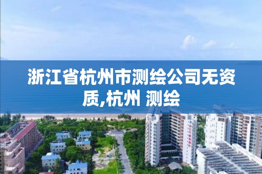 浙江省杭州市測繪公司無資質,杭州 測繪