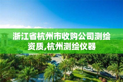 浙江省杭州市收購公司測繪資質,杭州測繪儀器