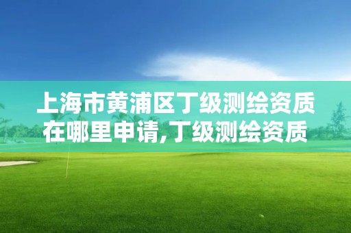 上海市黃浦區丁級測繪資質在哪里申請,丁級測繪資質執業范圍