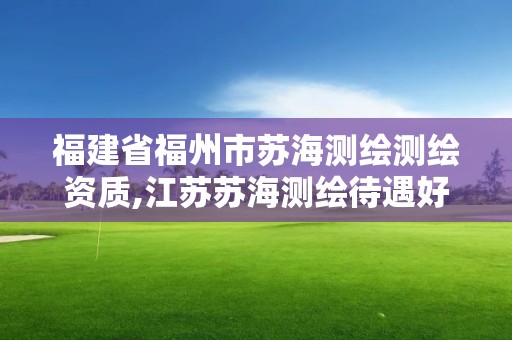 福建省福州市蘇海測繪測繪資質,江蘇蘇海測繪待遇好嗎。