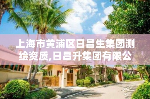 上海市黃浦區日昌生集團測繪資質,日昌升集團有限公司校招