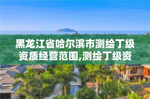 黑龍江省哈爾濱市測繪丁級資質經營范圍,測繪丁級資質承接業務范圍