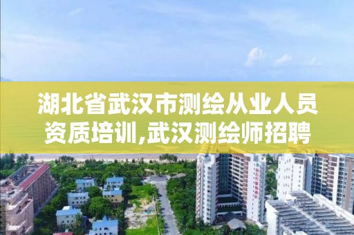 湖北省武漢市測(cè)繪從業(yè)人員資質(zhì)培訓(xùn),武漢測(cè)繪師招聘。