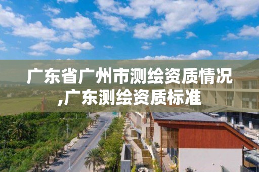 廣東省廣州市測繪資質情況,廣東測繪資質標準