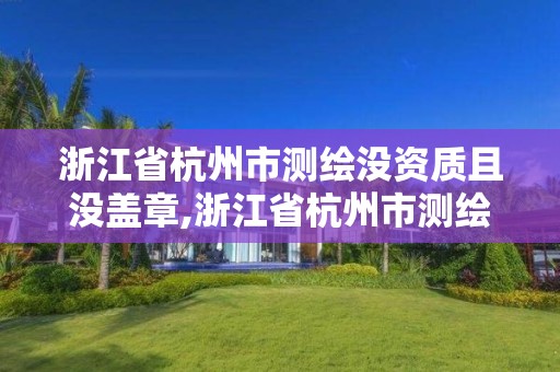 浙江省杭州市測繪沒資質且沒蓋章,浙江省杭州市測繪沒資質且沒蓋章的公司