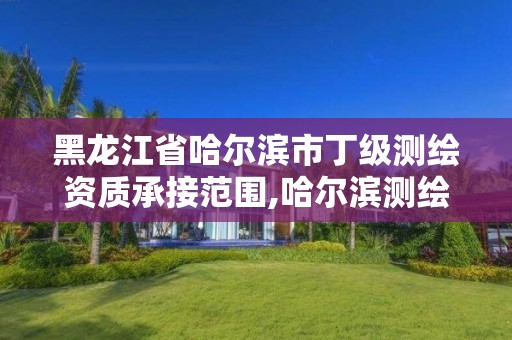 黑龍江省哈爾濱市丁級測繪資質承接范圍,哈爾濱測繪招聘