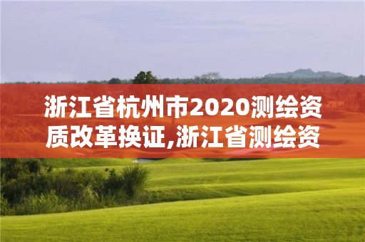 浙江省杭州市2020測繪資質改革換證,浙江省測繪資質管理實施細則