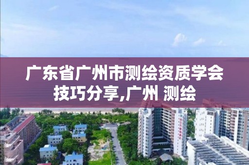 廣東省廣州市測繪資質學會技巧分享,廣州 測繪