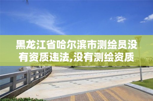 黑龍江省哈爾濱市測繪員沒有資質違法,沒有測繪資質可以接測繪活嗎