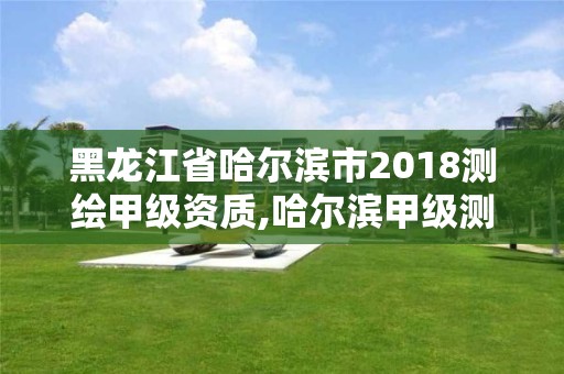 黑龍江省哈爾濱市2018測繪甲級資質,哈爾濱甲級測繪公司