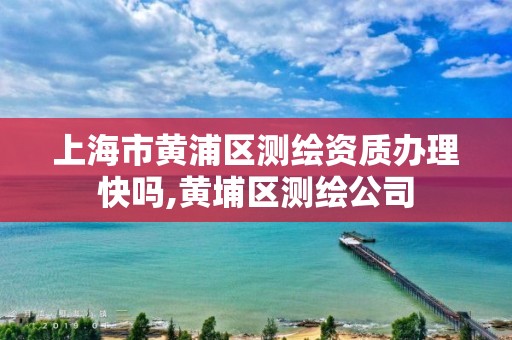 上海市黃浦區測繪資質辦理快嗎,黃埔區測繪公司