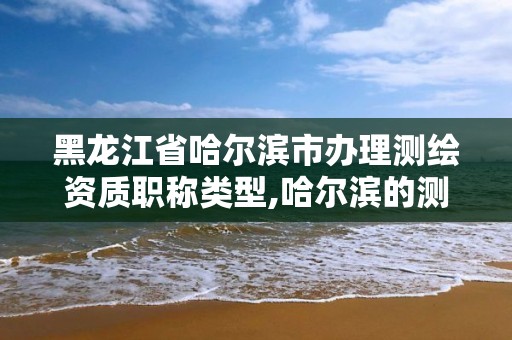 黑龍江省哈爾濱市辦理測繪資質職稱類型,哈爾濱的測繪公司有哪些