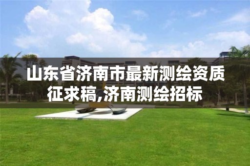 山東省濟南市最新測繪資質征求稿,濟南測繪招標