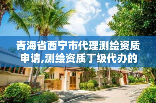 青海省西寧市代理測繪資質申請,測繪資質丁級代辦的多少錢