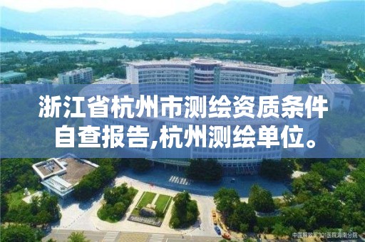 浙江省杭州市測繪資質條件自查報告,杭州測繪單位。