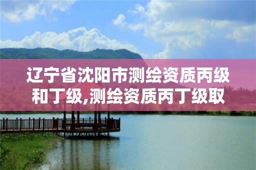 遼寧省沈陽市測繪資質丙級和丁級,測繪資質丙丁級取消時間