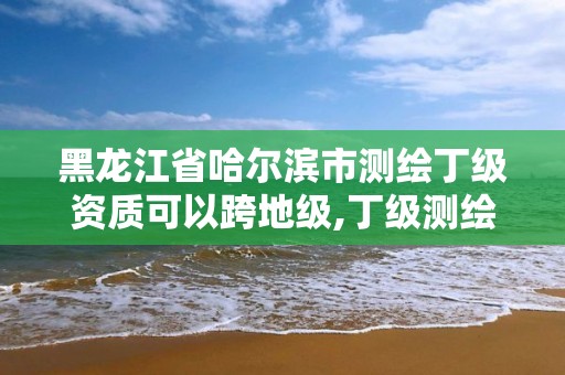 黑龍江省哈爾濱市測(cè)繪丁級(jí)資質(zhì)可以跨地級(jí),丁級(jí)測(cè)繪資質(zhì)可直接轉(zhuǎn)為丙級(jí)了。