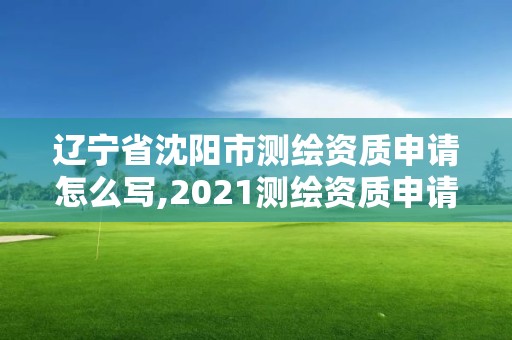 遼寧省沈陽市測繪資質申請怎么寫,2021測繪資質申請