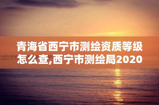 青海省西寧市測繪資質等級怎么查,西寧市測繪局2020招聘。