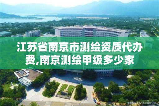 江蘇省南京市測繪資質代辦費,南京測繪甲級多少家