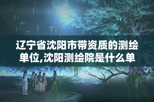 遼寧省沈陽(yáng)市帶資質(zhì)的測(cè)繪單位,沈陽(yáng)測(cè)繪院是什么單位。