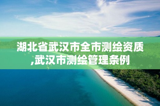 湖北省武漢市全市測繪資質,武漢市測繪管理條例