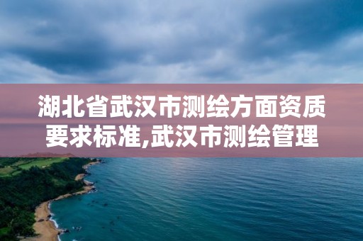 湖北省武漢市測繪方面資質要求標準,武漢市測繪管理條例