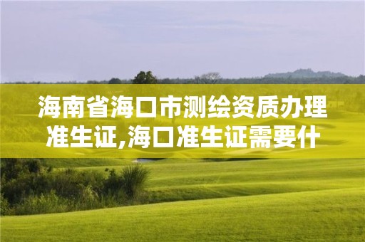 海南省?？谑袦y繪資質辦理準生證,?？跍噬C需要什么材料