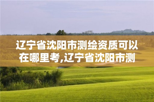 遼寧省沈陽市測繪資質可以在哪里考,遼寧省沈陽市測繪資質可以在哪里考取