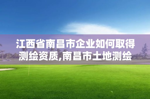 江西省南昌市企業(yè)如何取得測繪資質(zhì),南昌市土地測繪工程公司