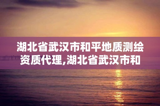 湖北省武漢市和平地質測繪資質代理,湖北省武漢市和平地質測繪資質代理公司。