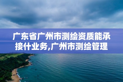 廣東省廣州市測繪資質能承接什業務,廣州市測繪管理辦法。