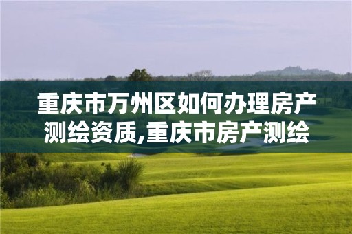 重慶市萬州區如何辦理房產測繪資質,重慶市房產測繪實施細則