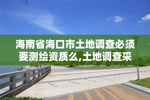 海南省海口市土地調(diào)查必須要測繪資質(zhì)么,土地調(diào)查采用什么國家標(biāo)準(zhǔn)。