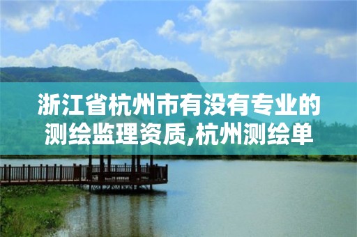 浙江省杭州市有沒有專業(yè)的測(cè)繪監(jiān)理資質(zhì),杭州測(cè)繪單位招聘。