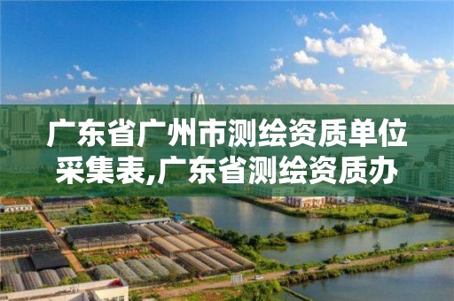 廣東省廣州市測繪資質單位采集表,廣東省測繪資質辦理流程